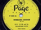 HEAR - Rare Country 78 - Big Slim & Oklahoma Boys - Wheeling Boogie - Page #P503