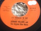 Rare Northern Soul Bernard Williams It's Needless To Say