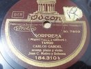 CARLOS GARDEL 78 RPM. SPANISH ODEON Mentira / Sorpresa (SO 7802-2)
