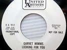 GARNETT MIMMS northern soul 45 WHITE LABEL PROMO Looking for you MINTminus e9746