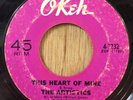 THE ARTISTICS northern soul 45 This Heart Of Mine / I'll Come Running   OKeh