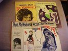 RUTH ETTING,FANNY BRICE, ANNETTE HANSHAW, HELEN KANE-SONG SHEET LOT