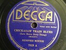 Blues 78 Memphis Minnie Chickasaw Train Blues/Banana Man Blues Decca 7019