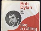 Bob Dylan: Like a rolling stone / Gates of eden. Rare Danish issue