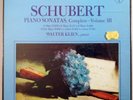 WALTER KLIEN Schubert Piano Sonatas Vol III VOX BOX SEALED