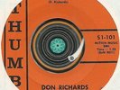 DON RICHARDS Traffic Jam MICHIGAN ROCKABILLY BOPPER 45 RPM RECORD