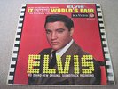 ELVIS PRESLEY It Happened At The World's Fair 1963 RCA VICTOR SILVER SPOT  EX