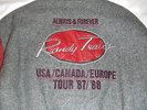 RANDY TRAVIS TOUR BASEBALL JACKET U.S./CANADA/EUROPE 1987/88