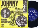 JOHNNY HALLYDAY Comme L'Été Dernier b/w Tout Bas Danish 45PS 1962
