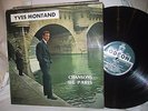 YVES MONTAND Chansons De Paris LP EX France 1959 Odeon OSX 148