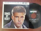 RICKY NELSON EP: Songs By Ricky, 7 inch Pic Sleeve 45 RPM Vinyl Record,Imperial