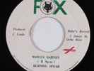 Reggae 45 BURNING SPEAR Marcus Garvey FOX HEAR VG+