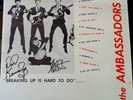 DAVE KENNEDY & THE AMBASSADORS WISCONSIN 60'S GARAGE LP SIGNED COVER/ACETATE