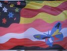 THE AVALANCHES - WILDFLOWER PROMO FLAG - INCREDIBLY RARE