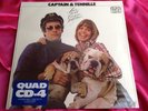 In Shrink Rare Quad Pop LP :  Captain & Tennille   Love Will Keep Us Together