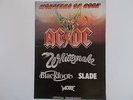 MONSTERS OF ROCK PROGRAMME 1981 AC/DC / WHITESNAKE