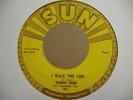 JOHNNY CASH I WALK THE LINE / GET RHYTHM GREAT ROCKABILLY 45 ON SUN 241
