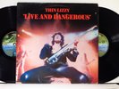 THIN LIZZY  Live & Dangerous  1st UK 1978 issue 2LP NM vinyl   Phil Lynott