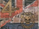 EVIL CONDUCT/THE 4-SKINS EP -turning the past into the present- Oi Punk Badlands