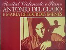 Brazil only-Antonio de Claro Cello Recital-Paganini Villa Lobos etc-nm-