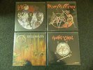 SLAYER HAUNTING THE CHAPEL HELL AWAITS SHOW NO MERCY LIVE UNDEAD SET 4 BLOOD LPs