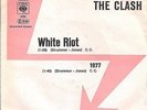 THE CLASH  - WHITE RIOT  - GERMAN PROMO 7