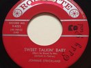 ROCKABILLY Johnnie Strickland SWEET TALKIN' BABY Roulette 45 rare Canadian press