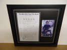 Foo Fighters Hand Signed/Autographed Songsheet with a Poster and COA