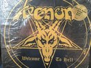 Venom Welcome To Hell LP 1st Press 1981 Combat NWOBHM in Shrink, Hype Sticker