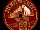 THE REVELLERS  Dusky Stevedore / Blue shadows    Sckellackplatte  78rpm    S6437