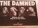 THE DAMNED-ORIGINAL 2 PAGE ADVERT 1ST ALBUM-19.2.77-DAVE VANIAN-CAPT SENSIBLE-