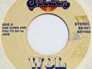 JADE One Down and You To Go BUDWEISER SHOWDOWN 45 modern soul VG+ 7”