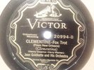JEAN GOLDKETTE BIX VENUTI LANG/JACK CRAWFORD Clementine VICTOR 20994 EE- HEAR