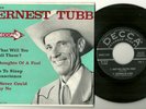 ERNEST TUBB s/t    ORIGINAL 1961 DECCA 45rpm EP w/PICTURE cover   MINT-