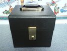 Vintage record box (black)