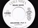 Jazz Funk 45 MILES DAVIS Molester Columbia WLP HEAR Rare