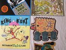 PSYCHOBILLY - KING KURT X 5 - LIVE & ROCKIN / ZULU LAND  MACK KNIFE PICTURE DISC