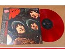 Beatles Rubber Soul Japanese Red Vinyl Mono LP w/OBI & Insert Near Mint Free Shi