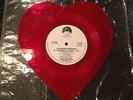 JACKSON BROWNE Shape Of A Heart Promo 45 HEART-SHAPED RED VINYL 7