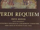 VERDI Requiem / FRITZ REINER LivingStereo SORIA 2LPs ShadedDog LDS 6091 NM / NM-
