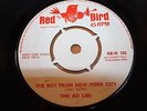 THE AD LIBS - BOY FROM NEW YORK CITY / KICKED AROUND - GOOD+