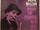Jackie McLean Makin' The Changes New Jazz 8231 DG Mono Original EXC to NM