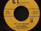STARFIRES - Cry for Freedom - Won't Die Away / 45 record / G.I. Records