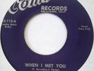 THE NATIVE BOYS When I Met You b/w Tears 45 RARE DOO-WOP COMBO 115