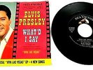 ELVIS PRESLEY VIVA LAS VEGAS / WHAT'D I SAY 45 VINYL SLEEVE PS RELEASED 1964