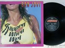 BON JOVI SLIPPERY WHEN WET MERCURY 28PP-1025 Japanese Pressing PROMO Vinyl LP