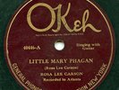 HEAR- Rare Pre-War Country 78 - Rosa Lee Carson / Blind Andy- Little Mary Phagan