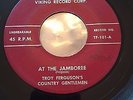 Troy Ferguson's Country Gentlemen At The Jamboree Flame RARE Rockabilly 45