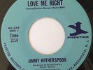 Jimmy WITHERSPOON love me right 45 monster R&B mod NORTHERN SOUL popcorn HEAR ?