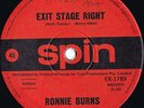 Ronnie Burns ORIG OZ 45 Exit stage right VG+ ’67 Spin Bee Gees Psyche Freakbeat